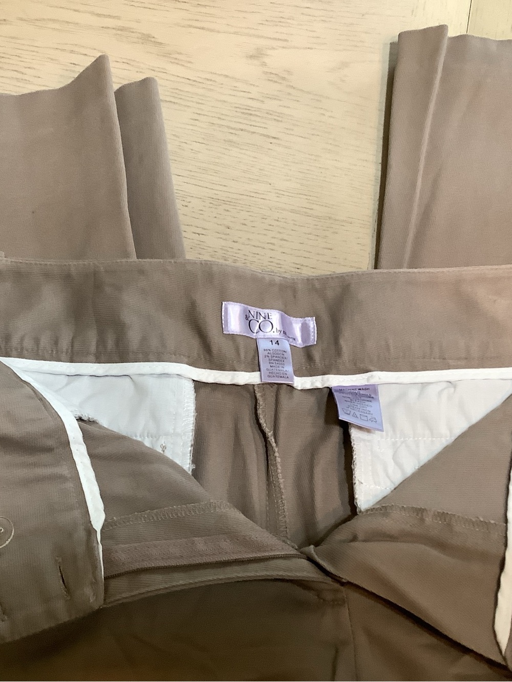Nine & Co. Women’s Khaki/Tan Dress Pants